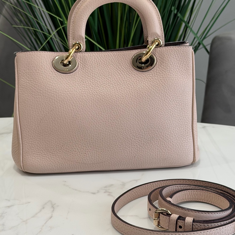 CHRISTIAN DIOR Calfskin Mini Diorissimo Tote - Picture 2 of 11